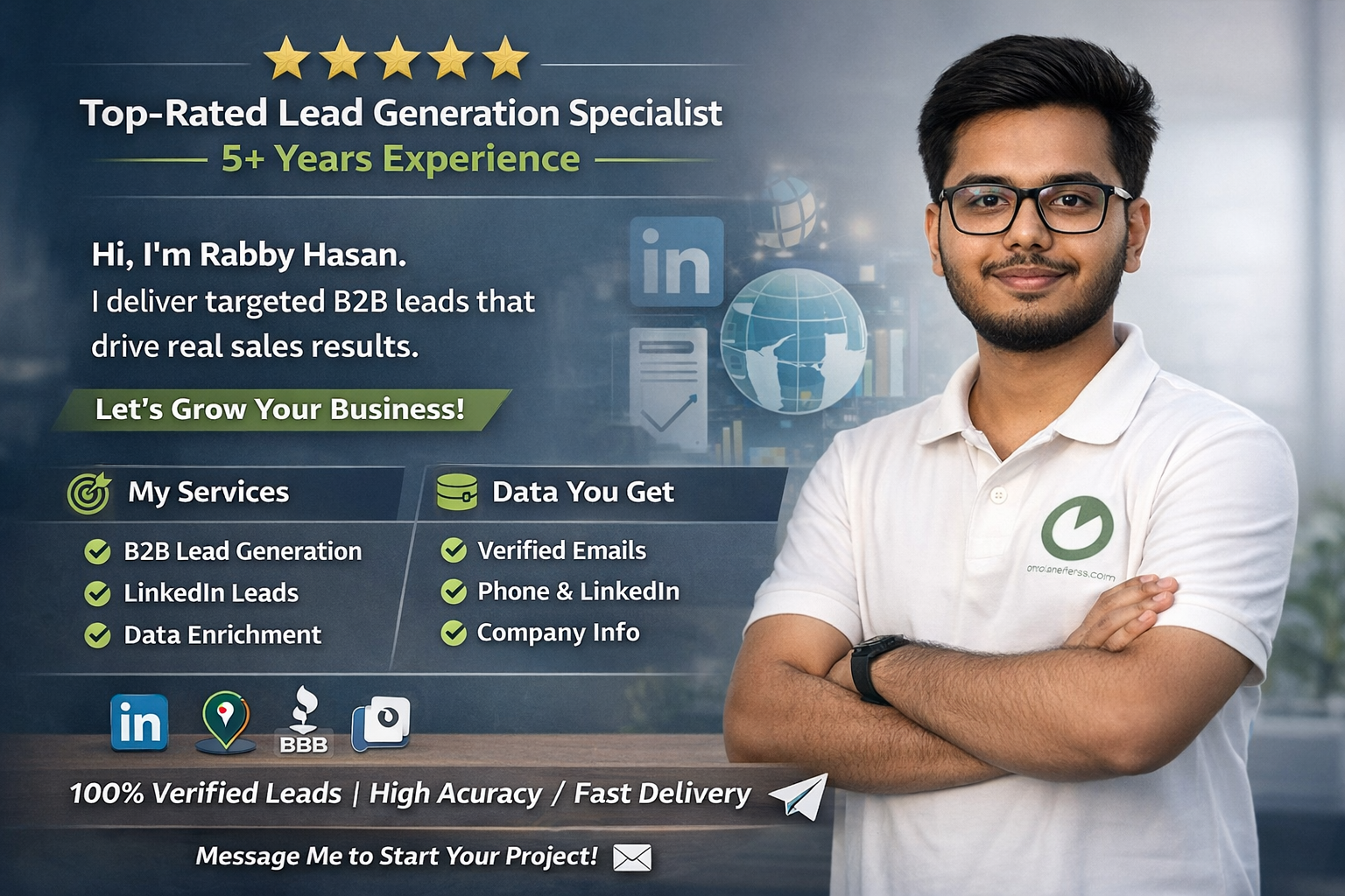 You will get Build Verified B2B Email List with Contact Info for Any Niche or Location